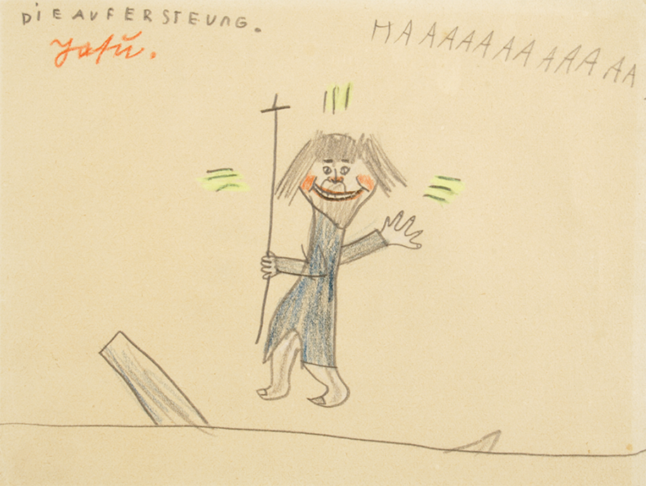 The Resurrection, drawn aged 7