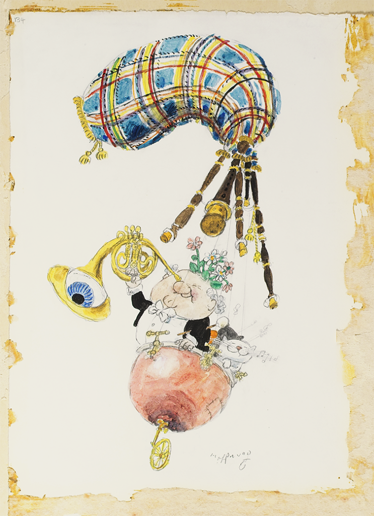 Chelsea Arts – Bagpipes Hot Air Balloon